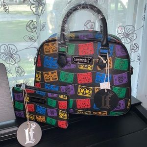 Loungefly bag with matching wallet
